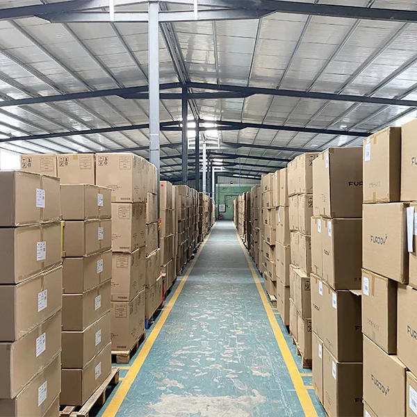 Operators working at the packing line