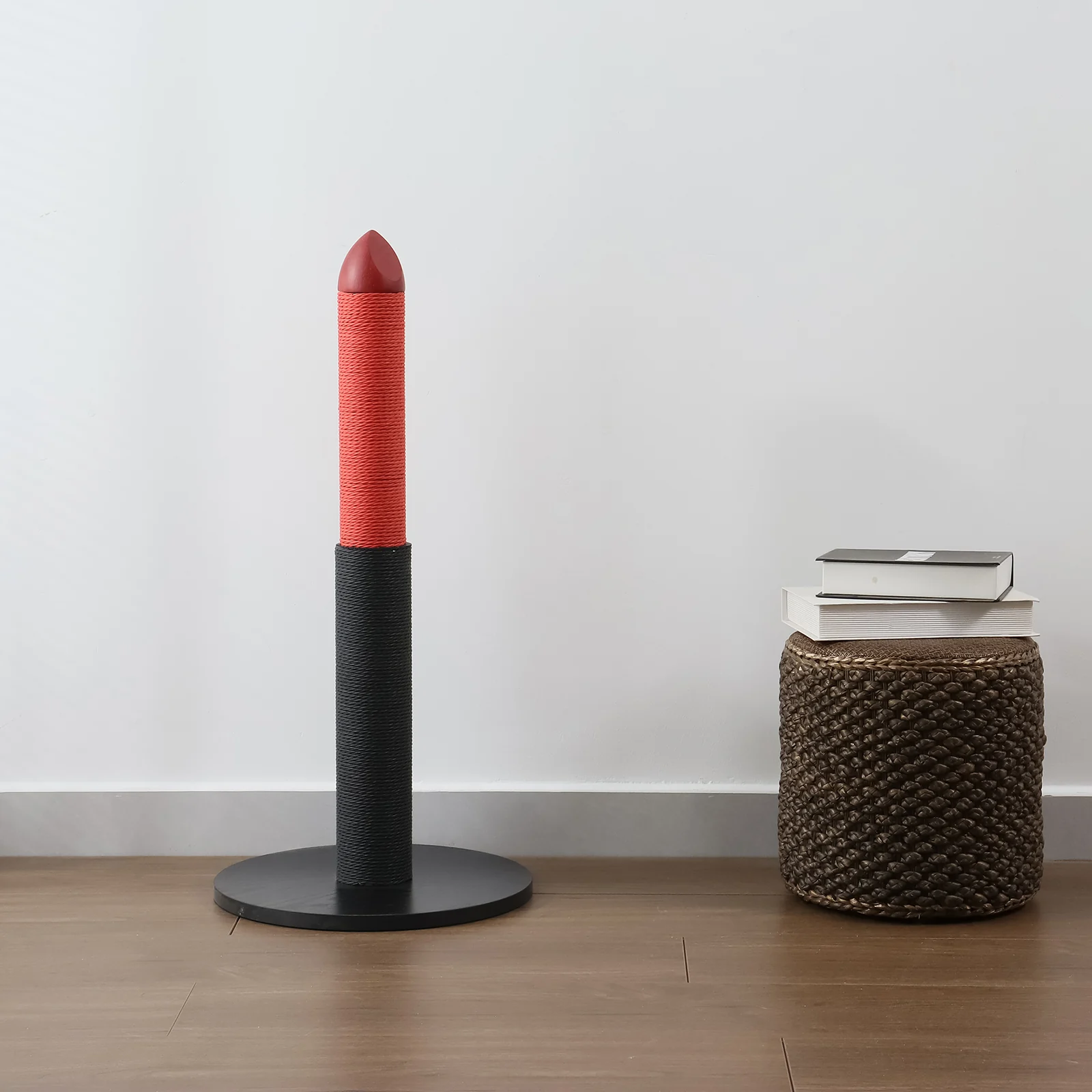 CT15 Foldable Lipstick-Shaped Corrugated Cardboard Cat Scratching Post for Cats