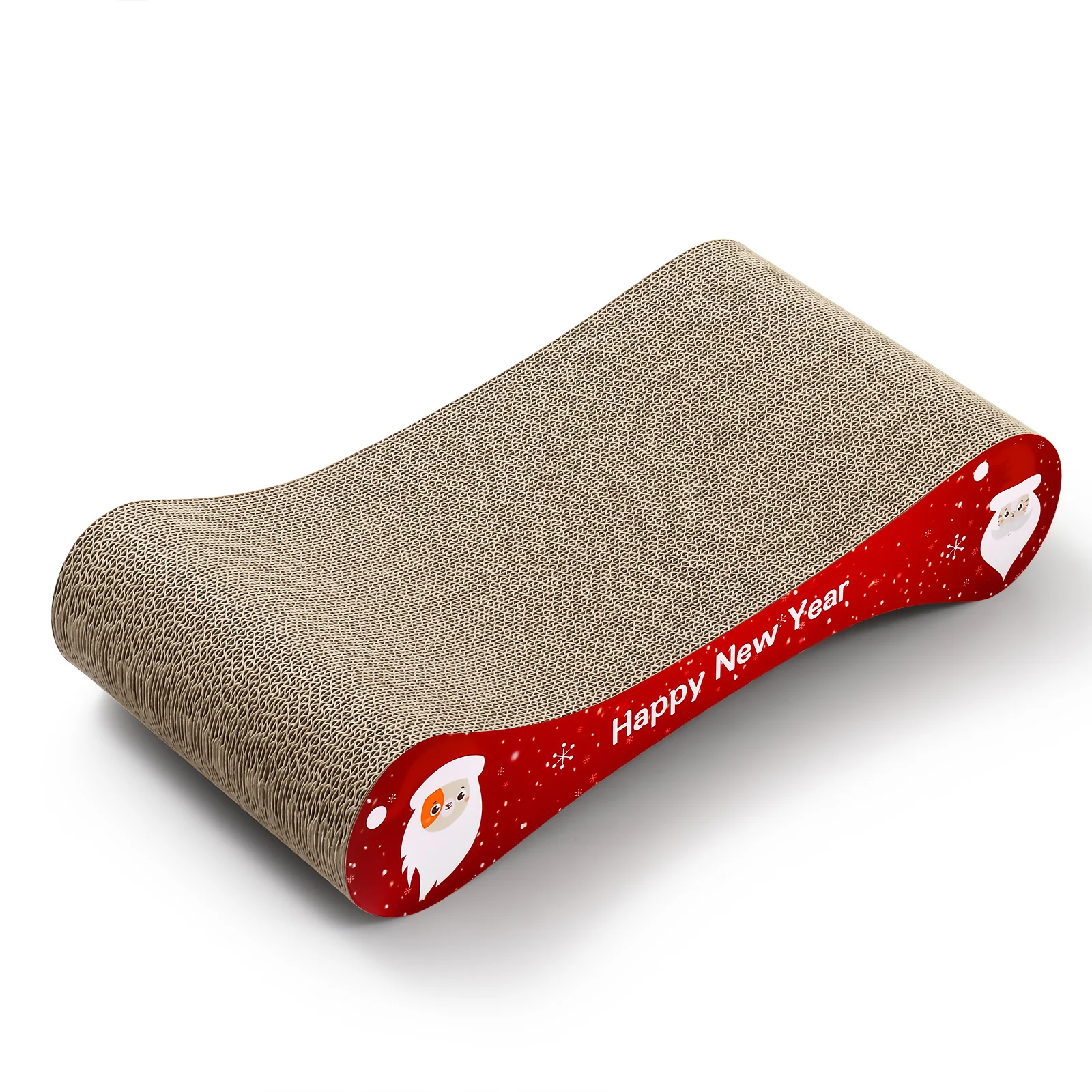 bone shaped cat scratcher corrugated cardboard cat scratcher view 01 01