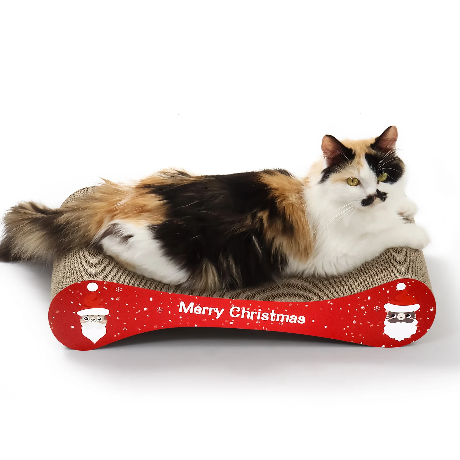 bone shaped cat scratcher corrugated cardboard cat scratcher view 07 01