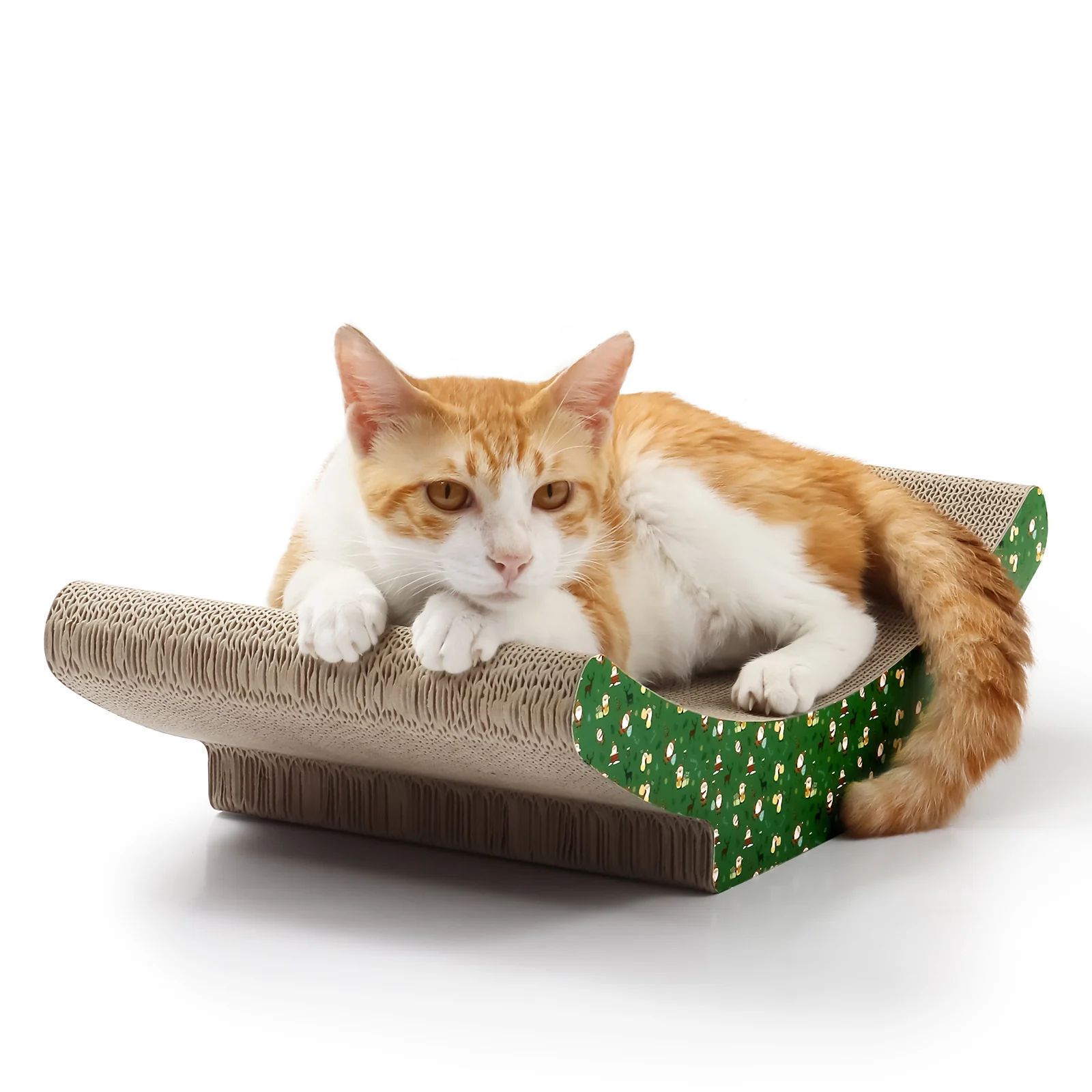 christmas tray cat scratcher christmas corrugated cardboard cat scratcher view 07 01