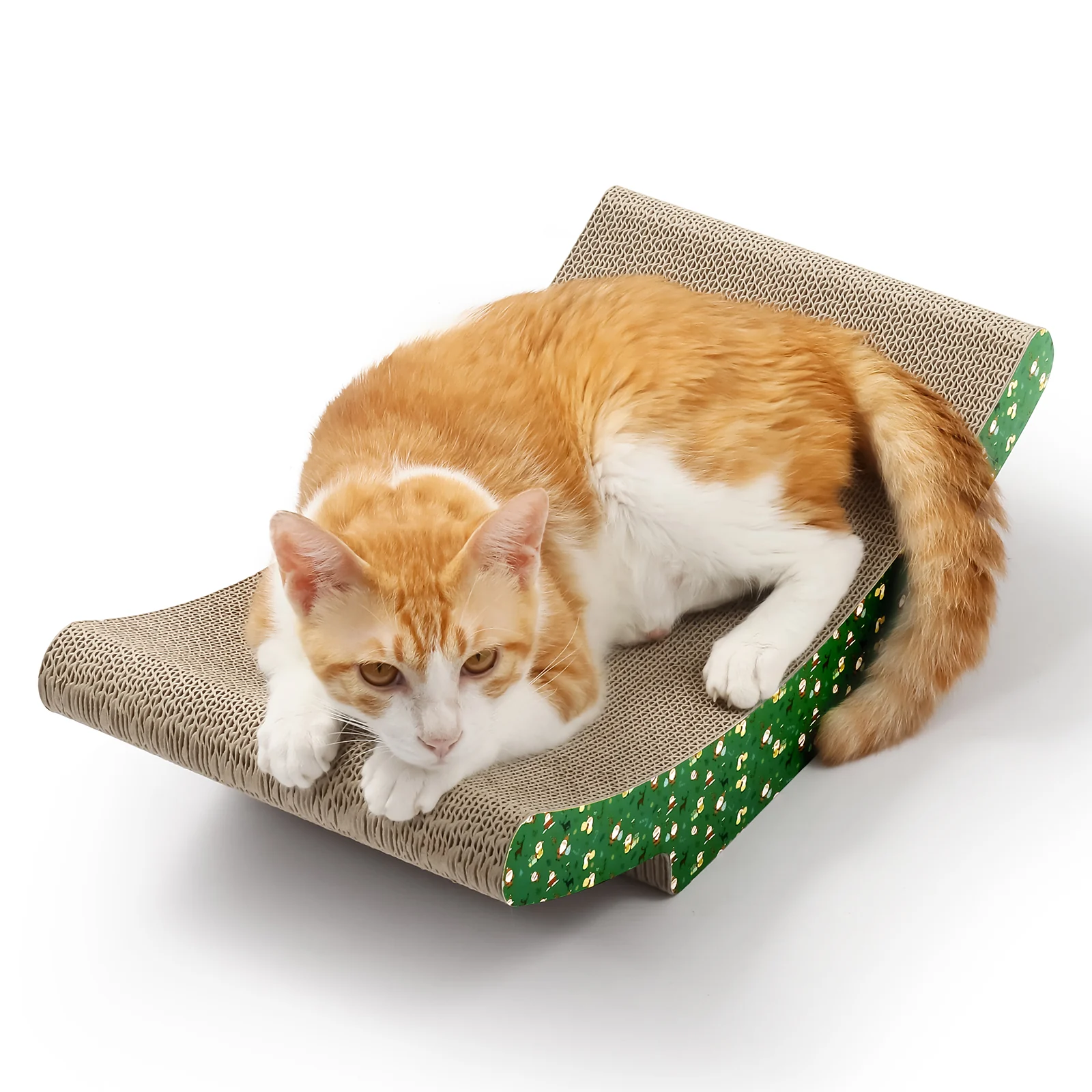 christmas tray cat scratcher christmas corrugated cardboard cat scratcher view 08 01