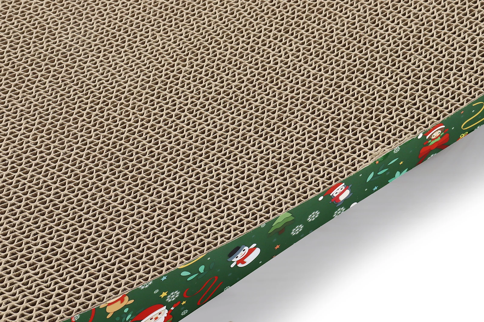 christmas flat cat scratcher christmas corrugated cardboard cat scratcher view 04 01