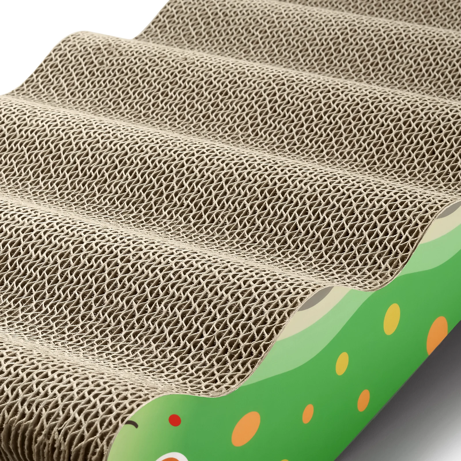 caterpillar cat scratcher corrugated cardboard cat scratcher view 04 01