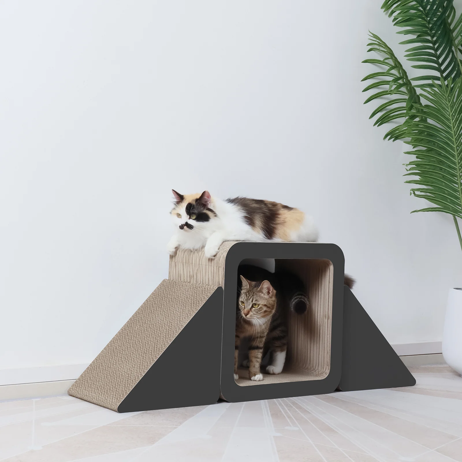 3 in 1 cat scratcher set corrugated cardboard cat scratcher set view 02 01