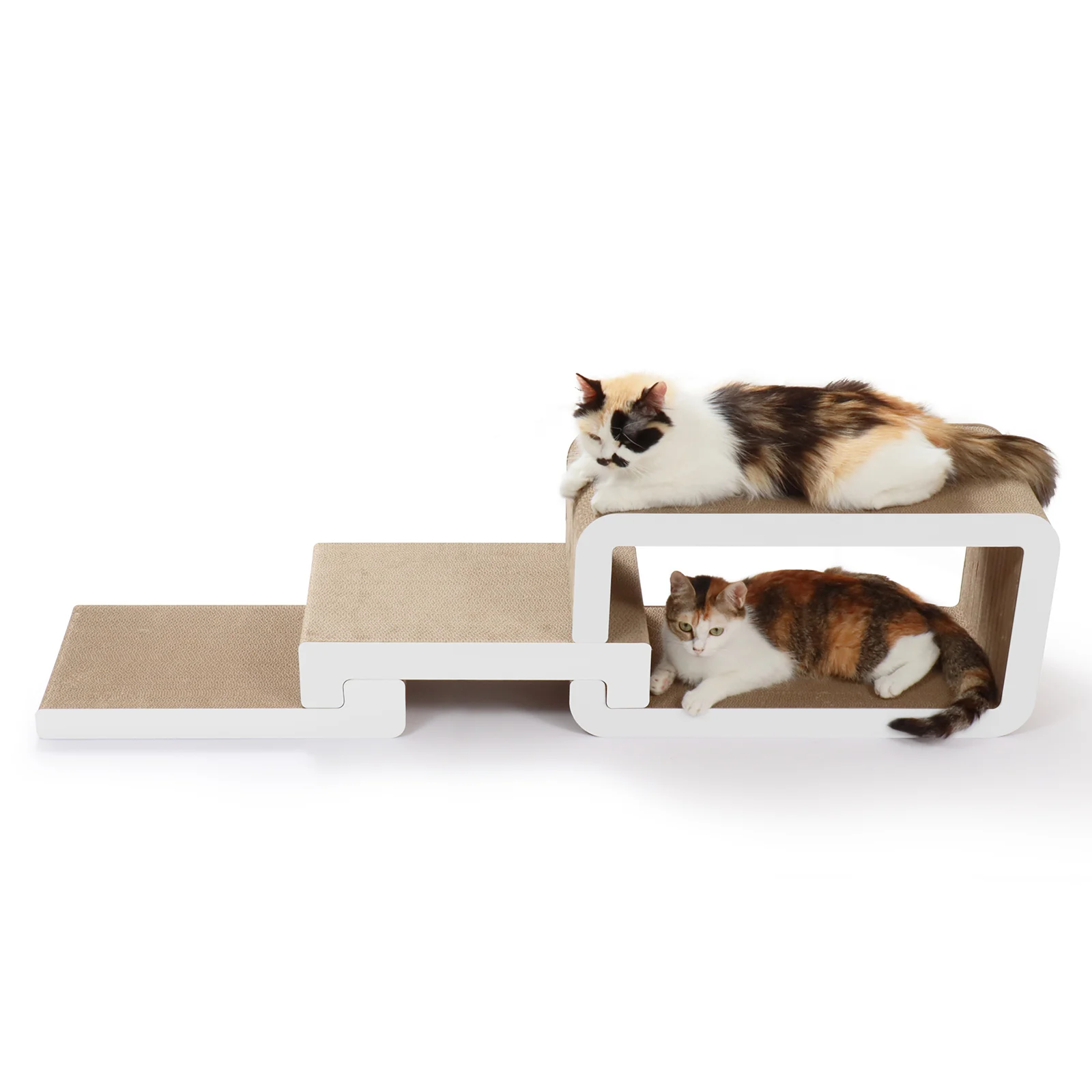 step cat scratcher set corrugated cardboard cat scratcher set view 07 01