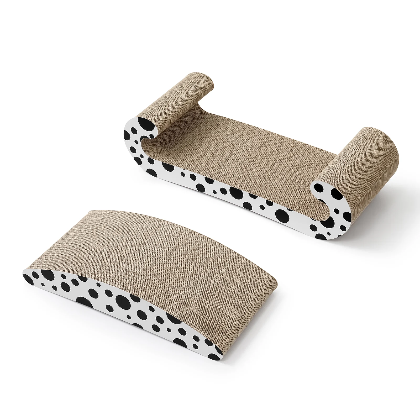 2 in 1 cat bed set corrugated cardboard cat bed set view 07 01