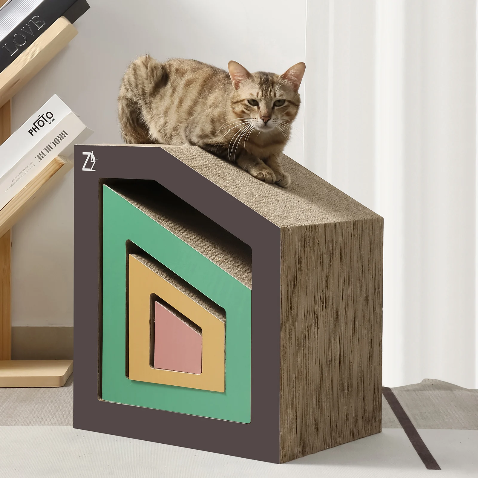 4 in 1 cat scratcher set corrugated cardboard cat scratcher set view 05 01