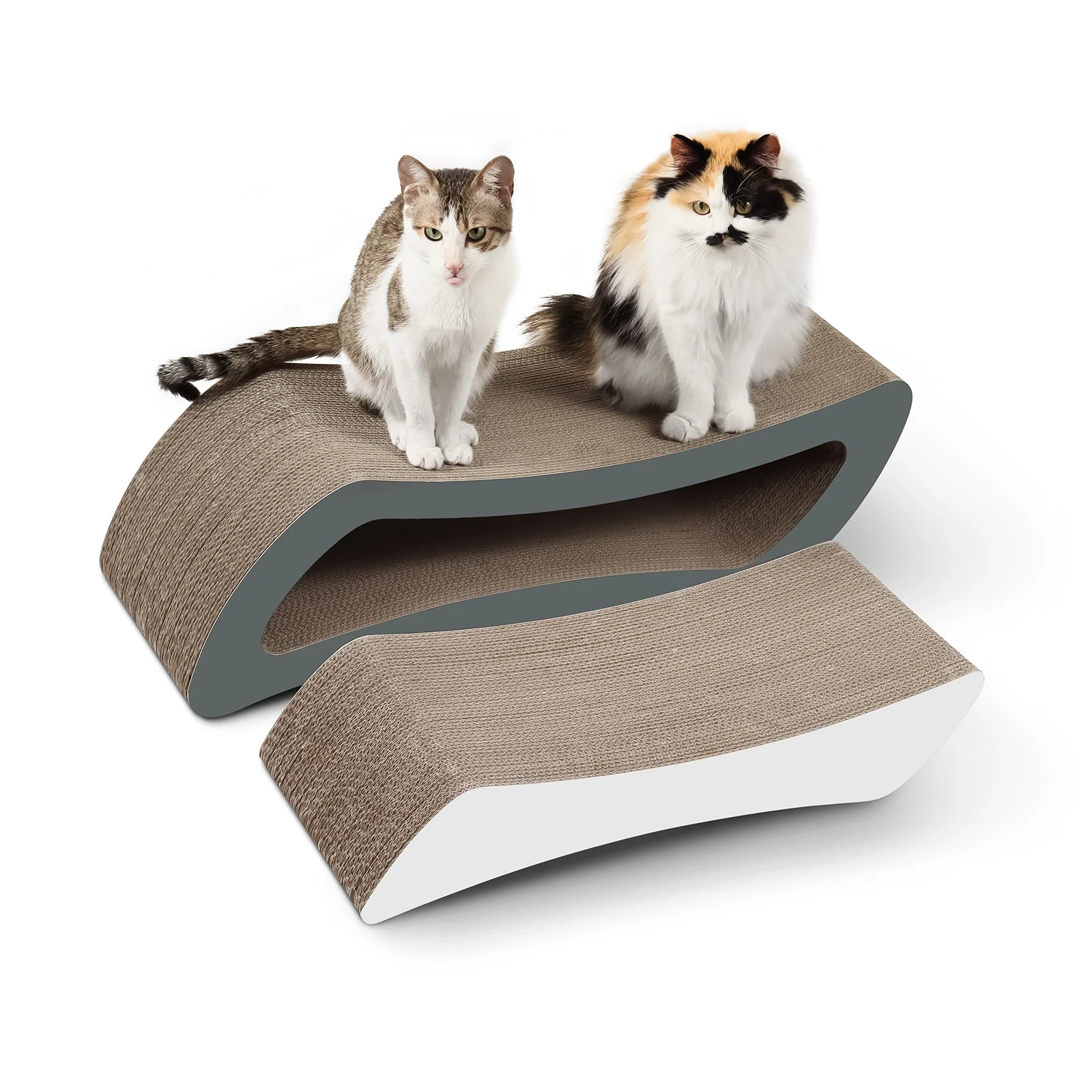 long cat bed corrugated cardboard cat bed view 08 01