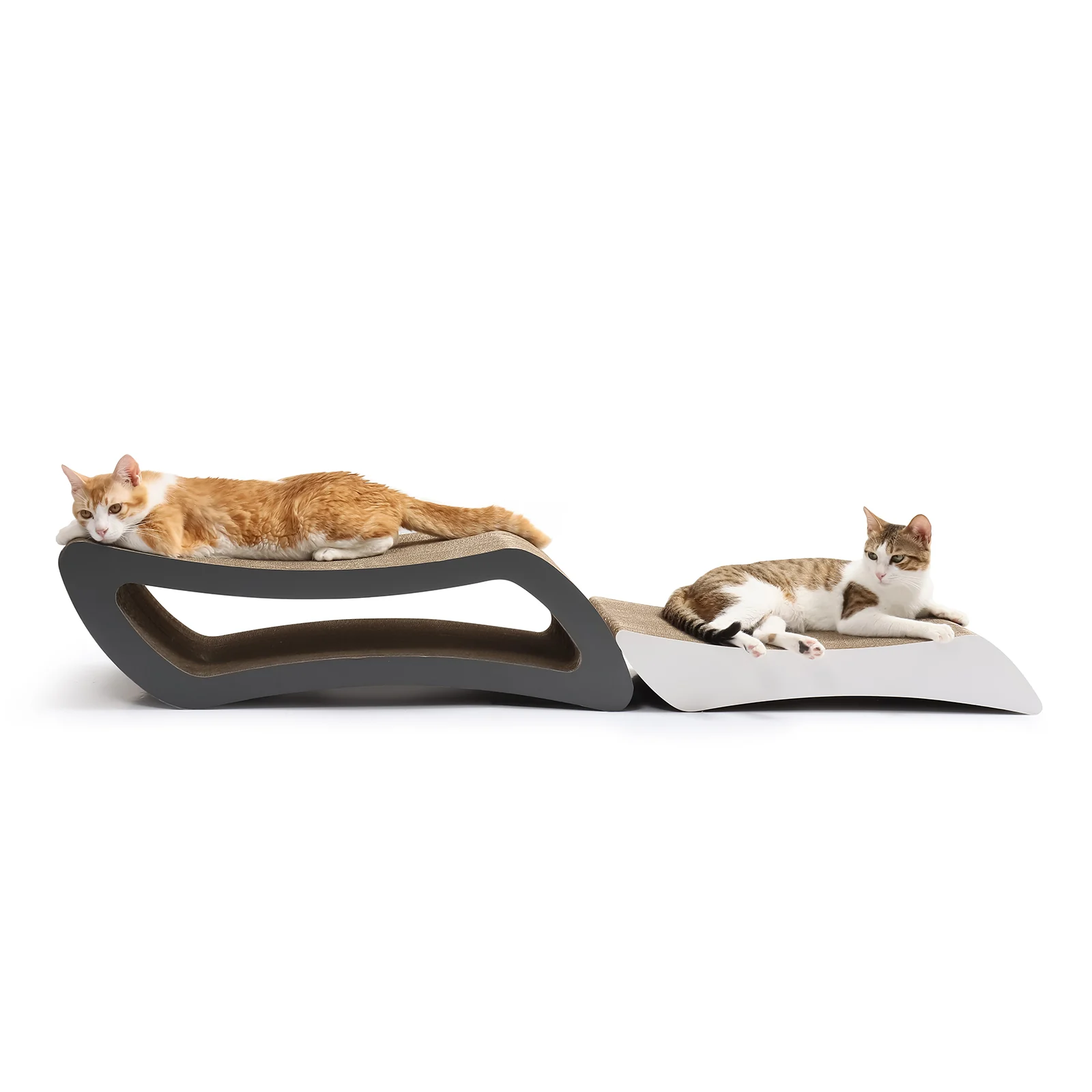 long cat bed corrugated cardboard cat bed view 10 01
