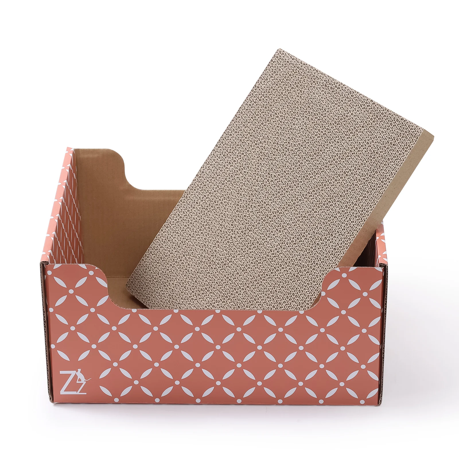 box cat scratcher corrugated cardboard cat scratcher view 07 01