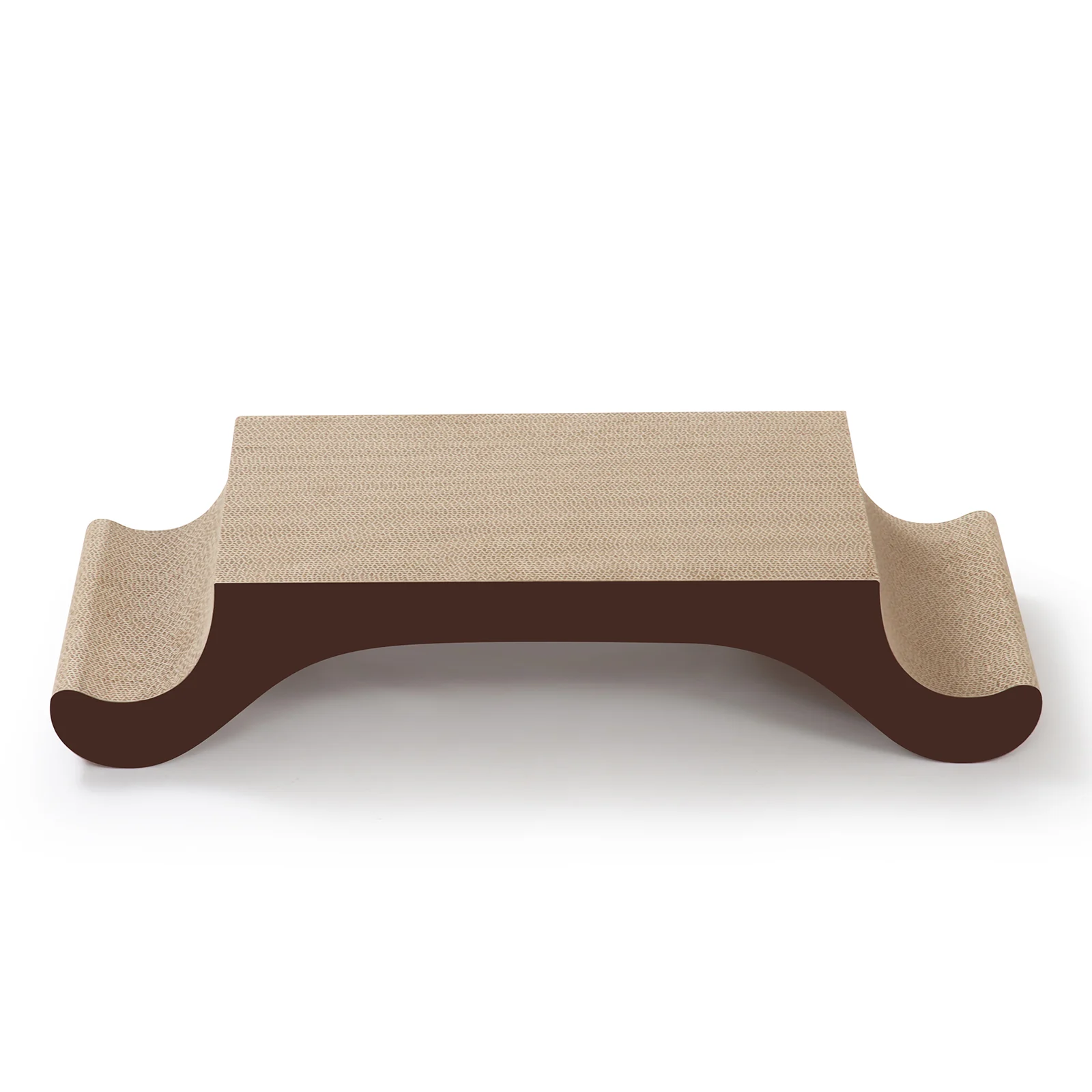 cat coffee table corrugated cardboard cat bed view 05 01