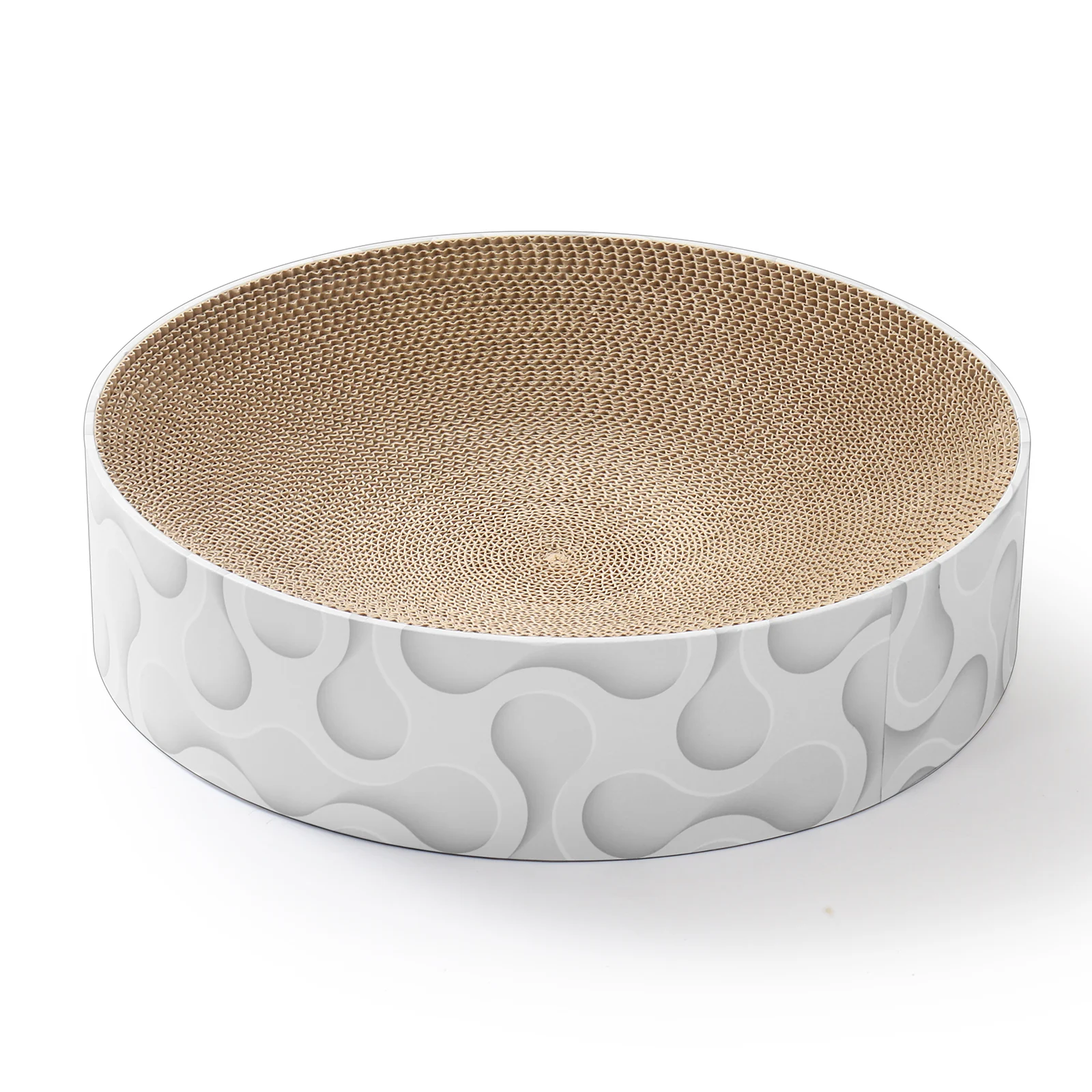 round cat bed corrugated cardboard cat bed view 07 01