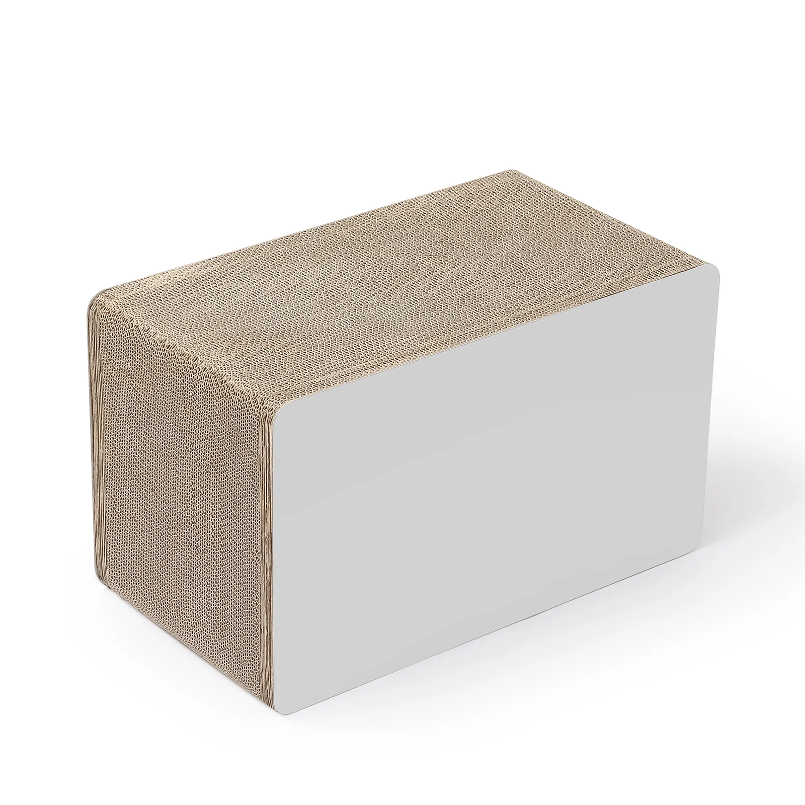 square cat house corrugated cardboard cat house view 08 01