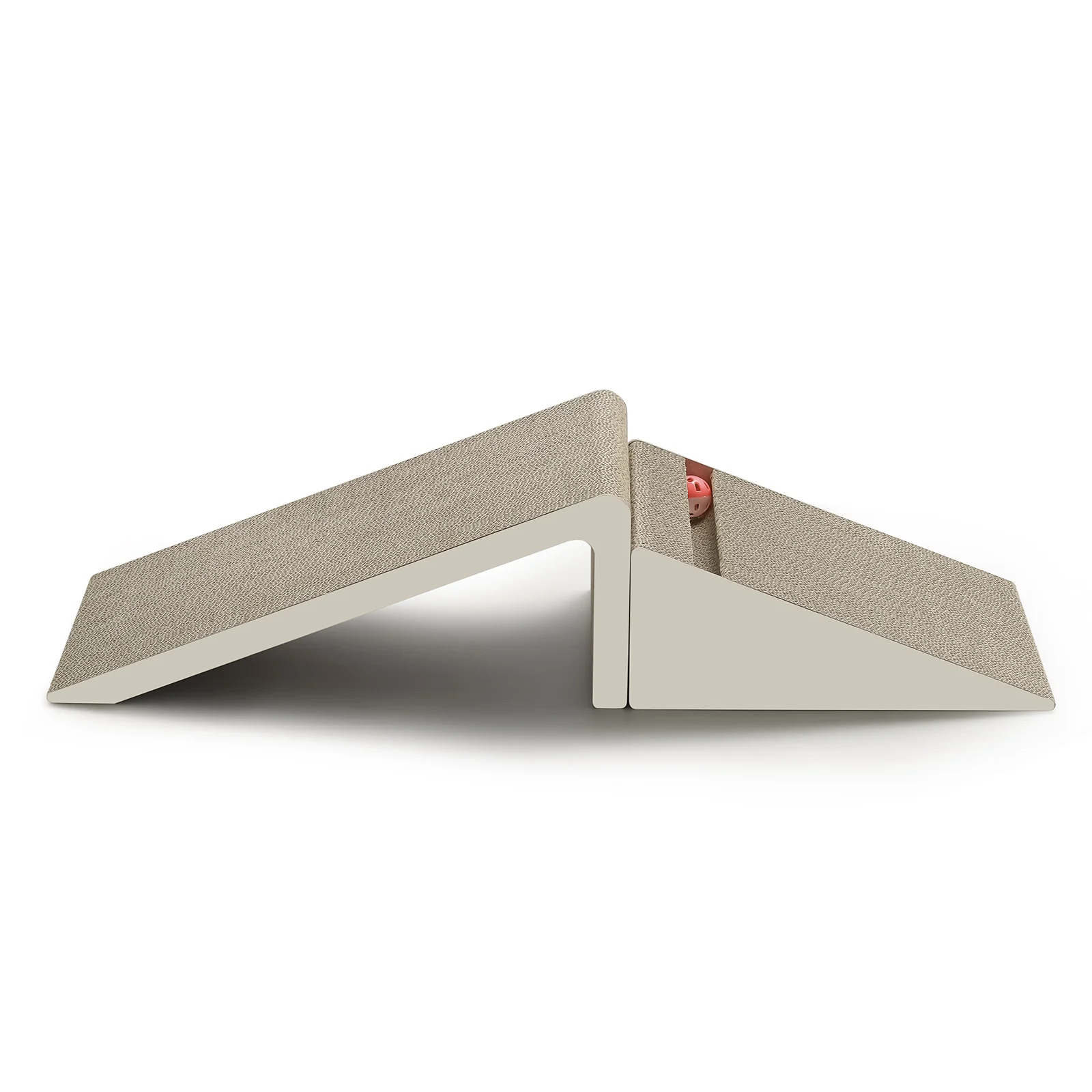 triangle interactive scratcher interactive corrugated cardboard cat scratcher view 04 01