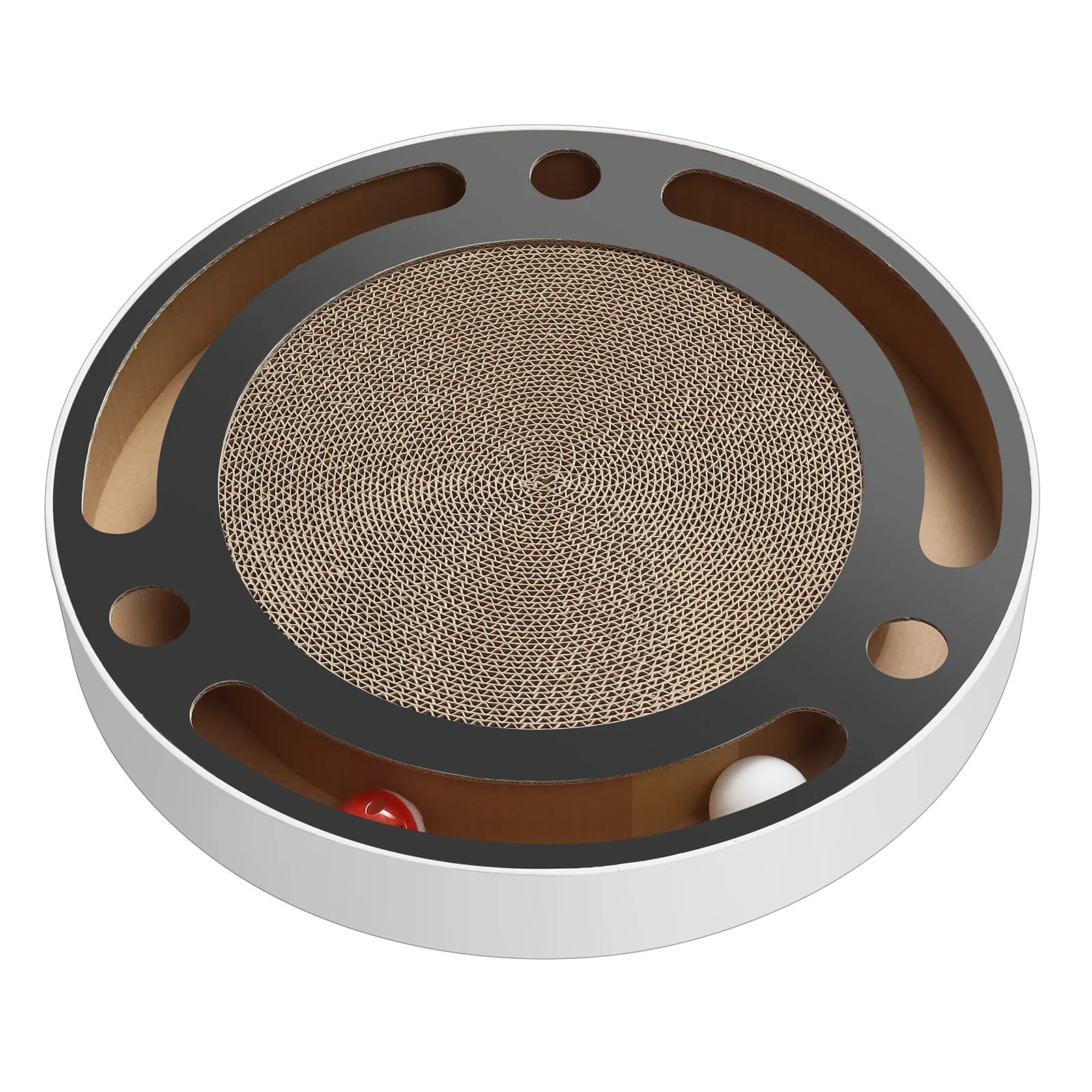 round ball track scratcher