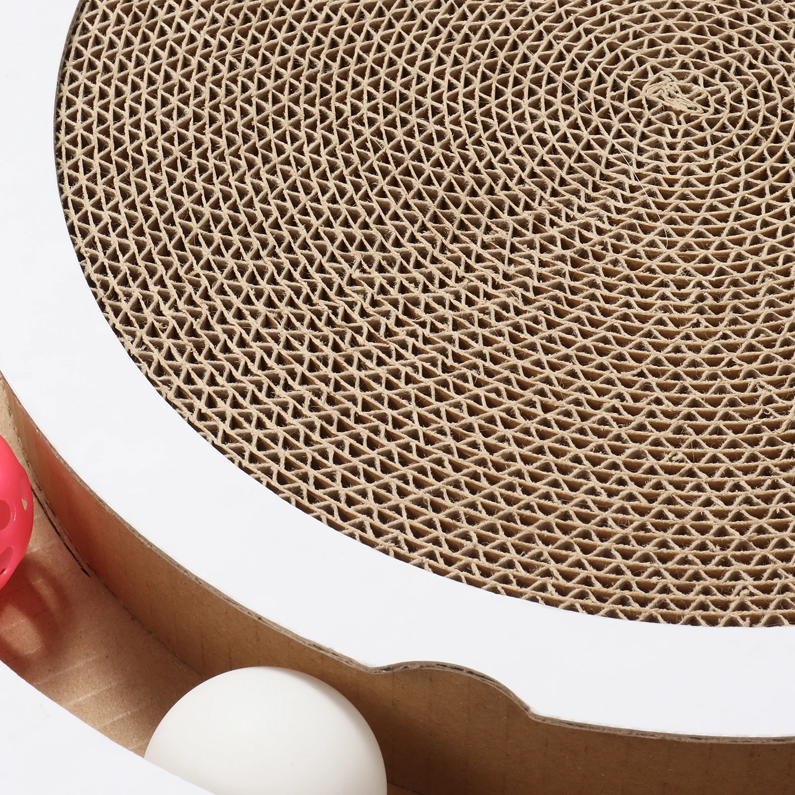 round interactive scratcher interactive corrugated cardboard cat scratcher view 04 01