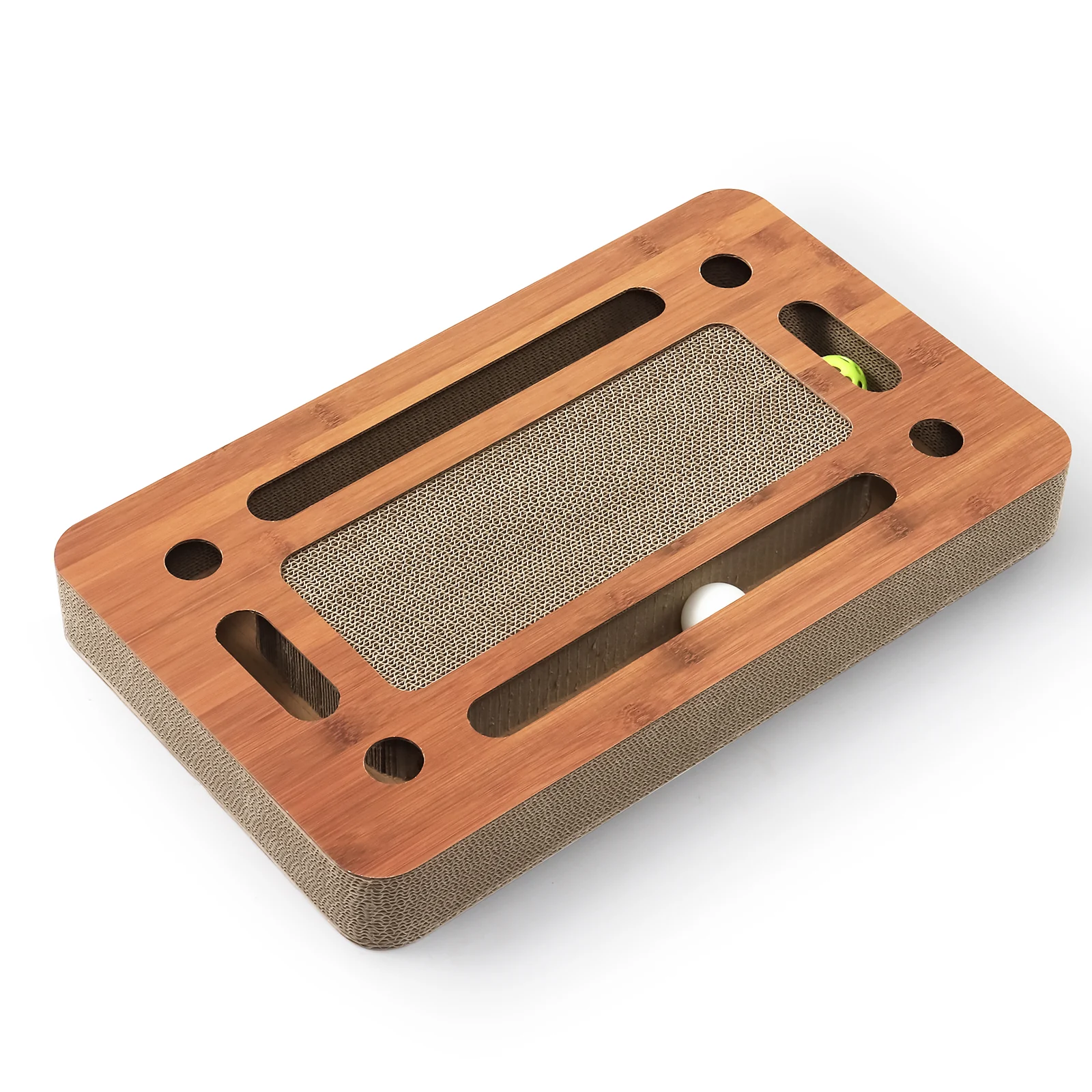 square interactive scratcher interactive corrugated cardboard cat scratcher view 07 01