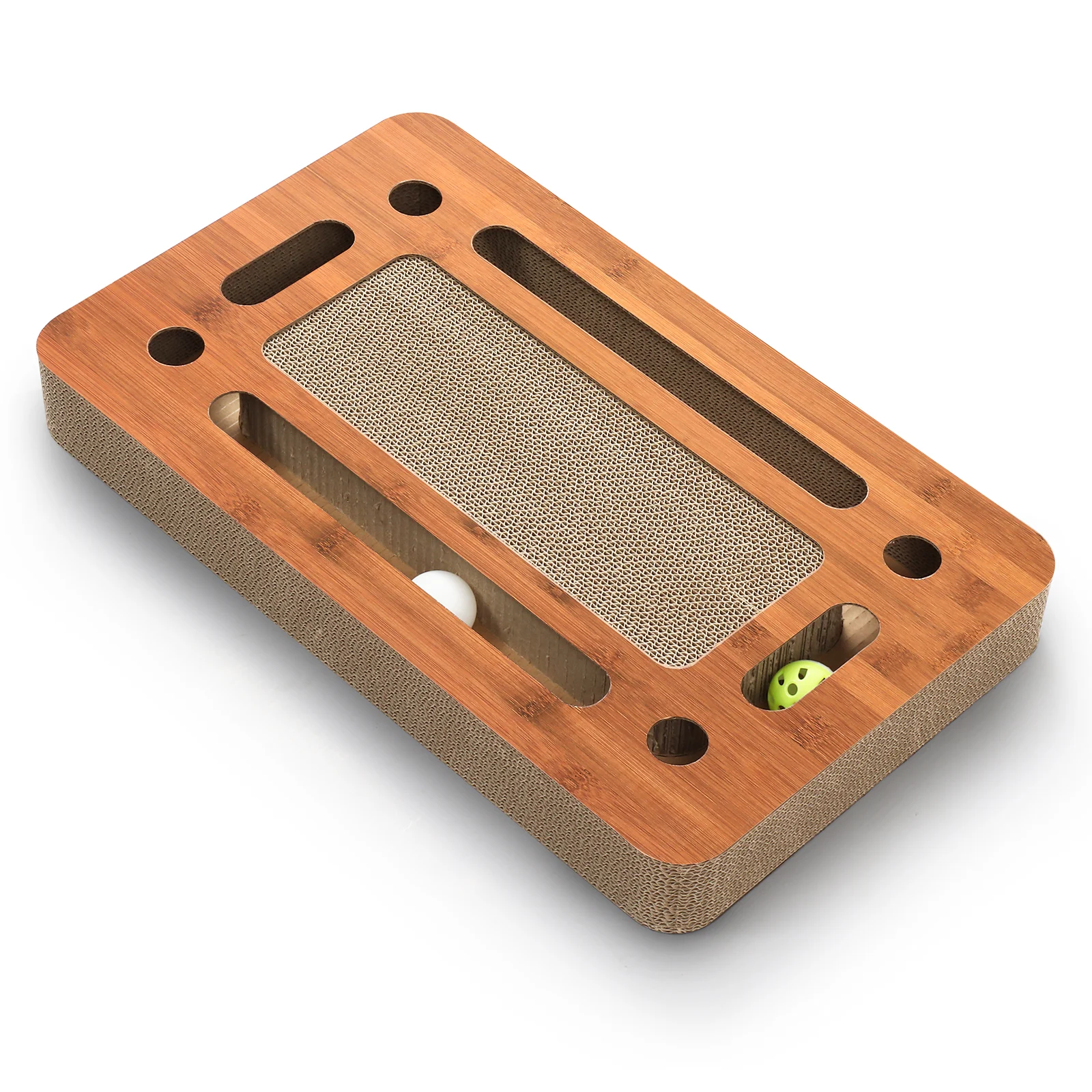 square interactive scratcher interactive corrugated cardboard cat scratcher view 08 01