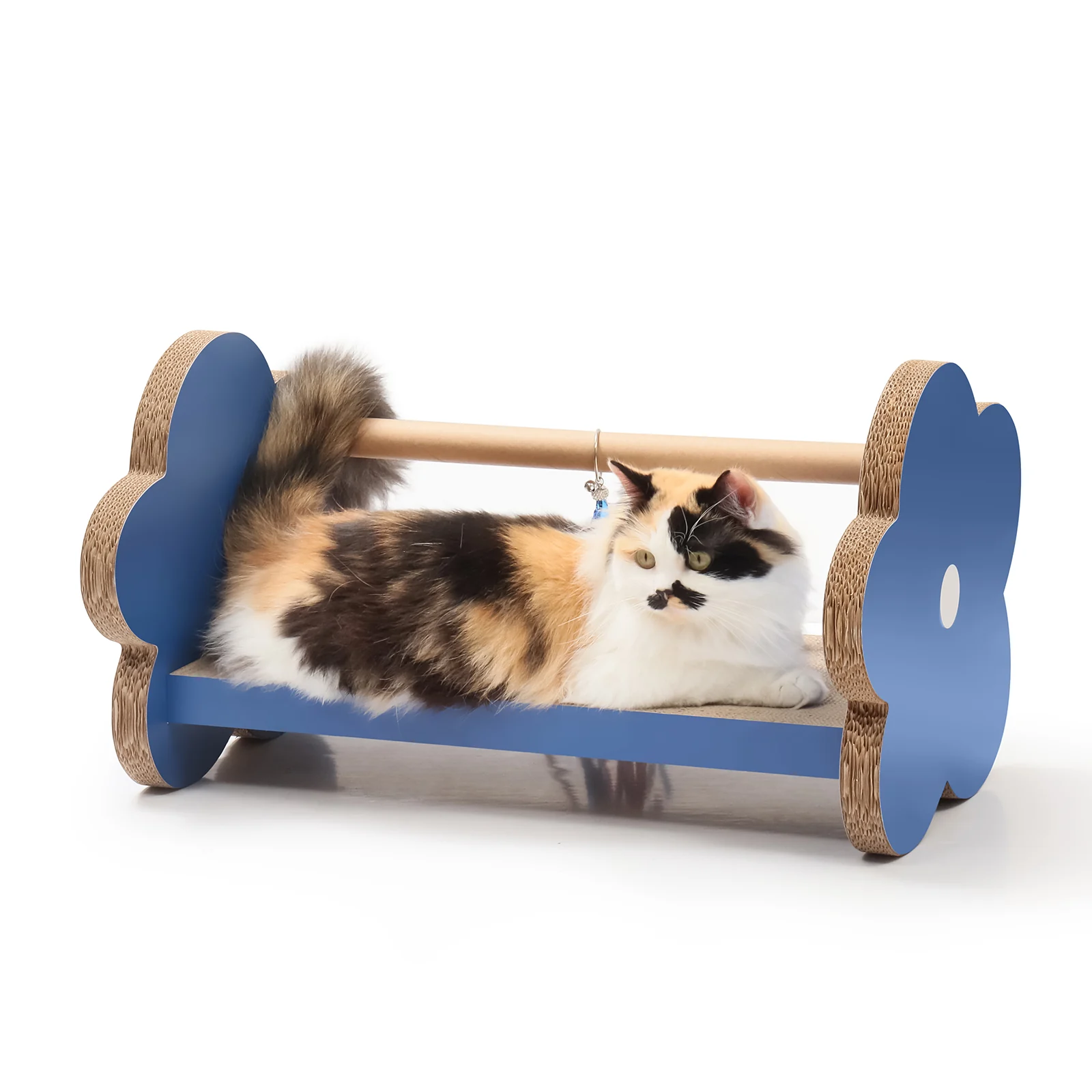 sunflower cat scratcher interactive corrugated cardboard cat scratcher view 04 01