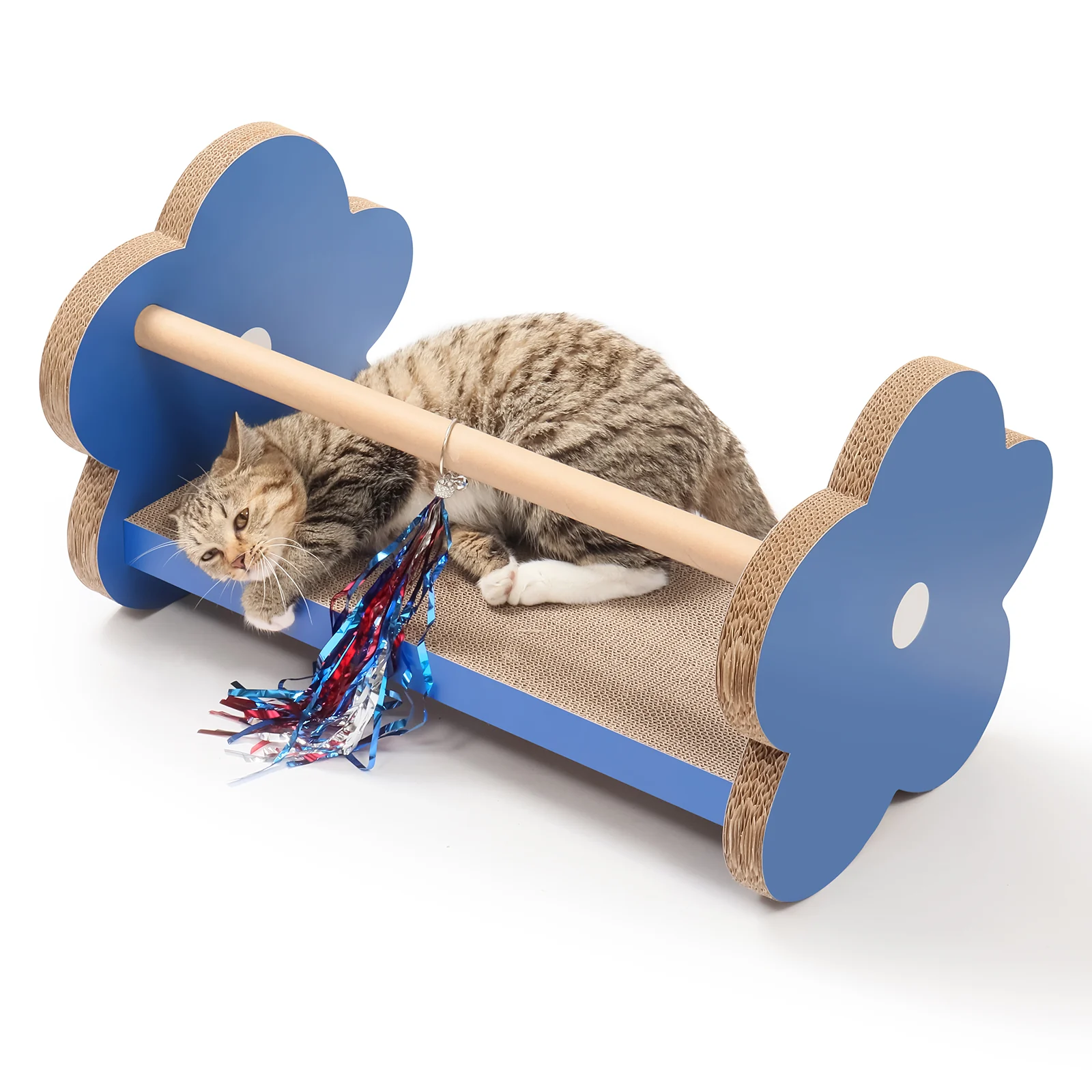 sunflower cat scratcher interactive corrugated cardboard cat scratcher view 06 01