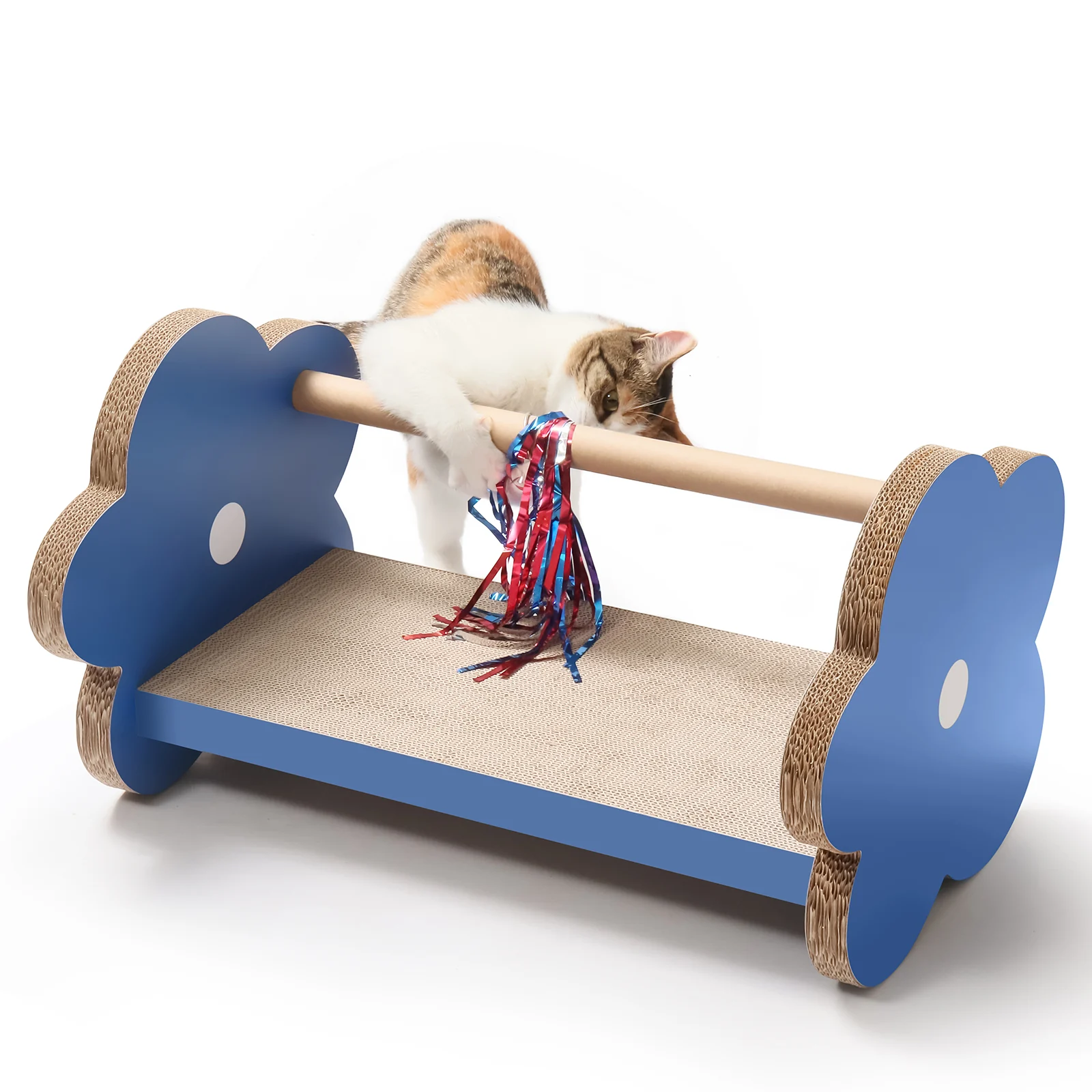 sunflower cat scratcher interactive corrugated cardboard cat scratcher view 08 01