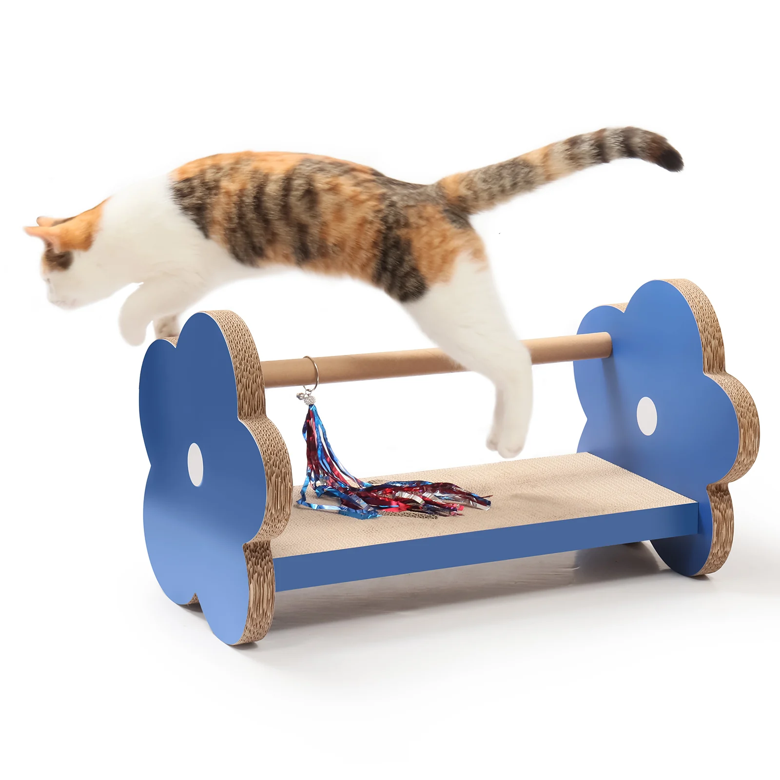 sunflower cat scratcher interactive corrugated cardboard cat scratcher view 09 01